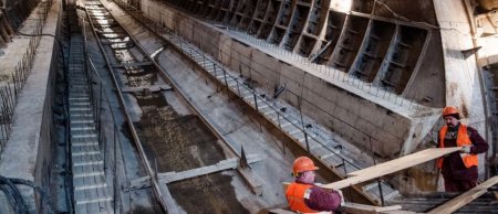 Bakıda metrostansiya tikintisi zamanı bədbəxt hadisə baş verib