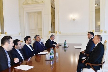 Azərbaycan Prezidenti İranın rabitə və informasiya texnologiyaları nazirini qəbul edib