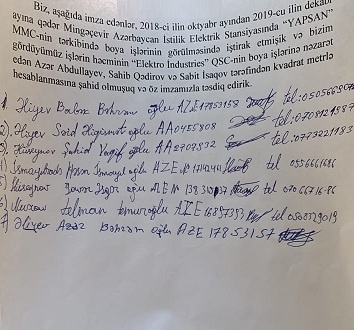 «Azərenerji» Açıq Səhmdar Cəmiyyətinin prezidenti Balababa Rzayev vətəndaşları Mingəçevir İstilik Elektrik Stansiyasında işlədib pulunuda verməyib... «Azərenerji» Açıq Səhmdar Cəmiyyətinin prezidenti Balababa Rzayev vətəndaşları Mingəçevir İstilik Elektrik Stansiyasında işlədib pulunuda verməyib...