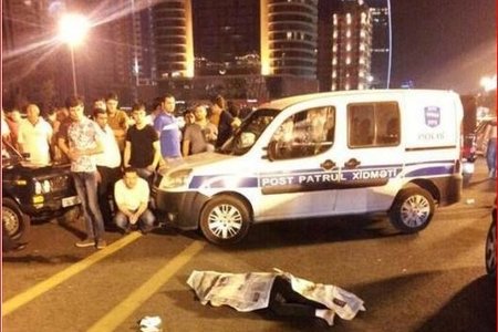 Bakıda avtomobil 25 yaşlı gənci vuraraq öldürüb