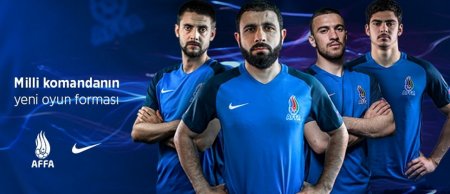 Azərbaycan milli komandasının yeni formaları nümayiş olunub