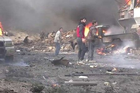 Suriyanın şərqində törədilən partlayış nəticəsində 35 nəfər ölüb